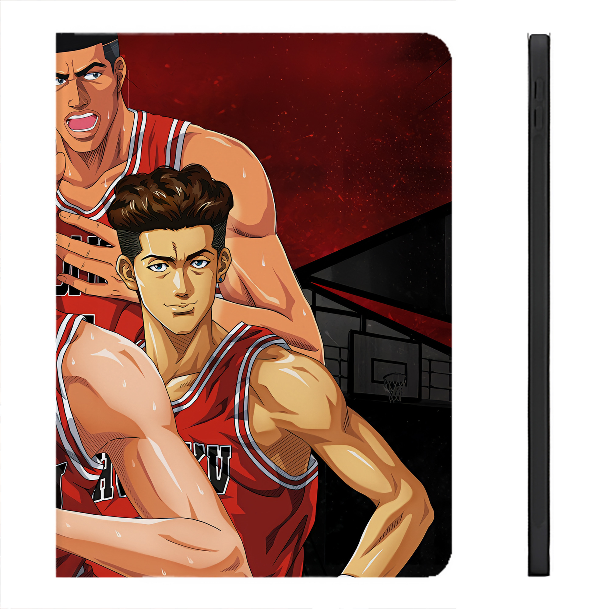 （画像用） SLAM DUNK／スラムダンク IPadケース ペンホルダー付き ブックスタイルデザイン